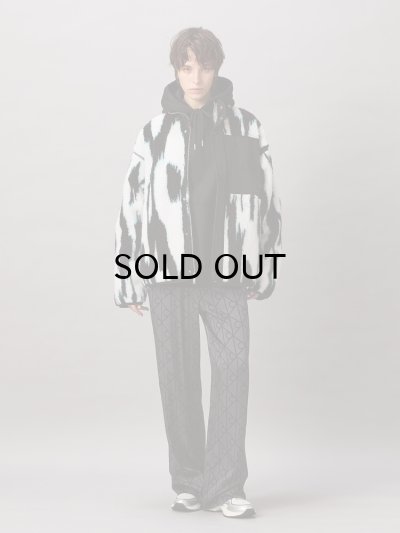 画像3: Calvin Klein (ジャカードシェルパジャケット) BLACK