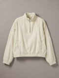 Calvin Klein (ミックスフリースジップアッププルオーバー) IVORY