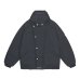 画像1: C.E (DIAGONAL FLAP PUFF JACKET) BLACK (1)