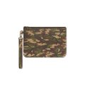 BLACK EYE PATCH (CAMOUFLAGED LEATHER CLUTCH BAG) WOODLAND CAMO