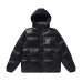 画像1: BLACK EYE PATCH (STENCIL LOGO HOODED DOWN JACKET) BLACK (1)