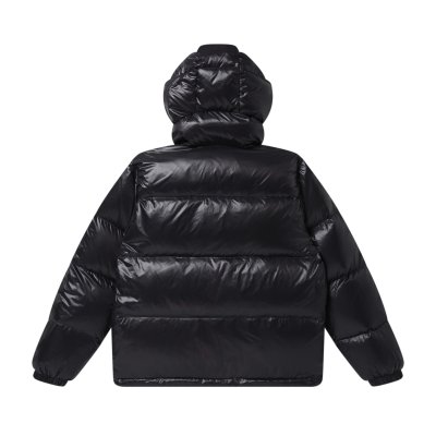 画像2: BLACK EYE PATCH (STENCIL LOGO HOODED DOWN JACKET) BLACK