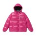 画像1: BLACK EYE PATCH (STENCIL LOGO HOODED DOWN JACKET) PINK (1)