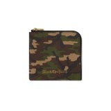 BLACK EYE PATCH (CAMOUFLAGED LEATHER WALLET) WOODLAND CAMO