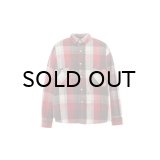 SAINT Mxxxxxx (FLANNEL SHIRT_CHECK) RED-GRAY