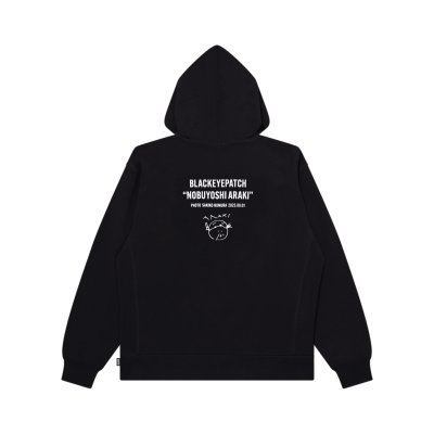 画像2: BLACK EYE PATCH (NOBUYOSHI ARAKI PORTRAIT HOODIE) BLACK