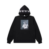 BLACK EYE PATCH (NOBUYOSHI ARAKI PORTRAIT HOODIE) BLACK