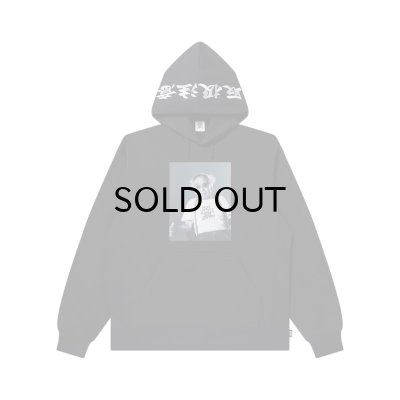 画像1: BLACK EYE PATCH (NOBUYOSHI ARAKI PORTRAIT HOODIE) BLACK