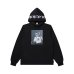 画像1: BLACK EYE PATCH (NOBUYOSHI ARAKI PORTRAIT HOODIE) BLACK (1)