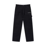 BLACK EYE PATCH (OE LOGO DOUBLE KNEE DUCK PANTS) BLACK