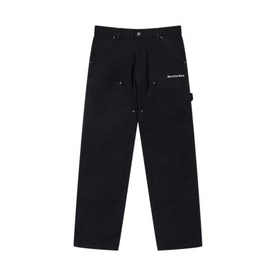 画像1: BLACK EYE PATCH (OE LOGO DOUBLE KNEE DUCK PANTS) BLACK
