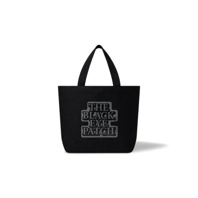 画像1: BLACK EYE PATCH (REFLECTIVE OG LABEL MEDIUM TOTE) BLACK