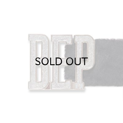 画像3: BLACK EYE PATCH (GLITTERED LETTERS FAUX FUR BELT) BLACK