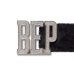 画像3: BLACK EYE PATCH (GLITTERED LETTERS FAUX FUR BELT) BLACK (3)