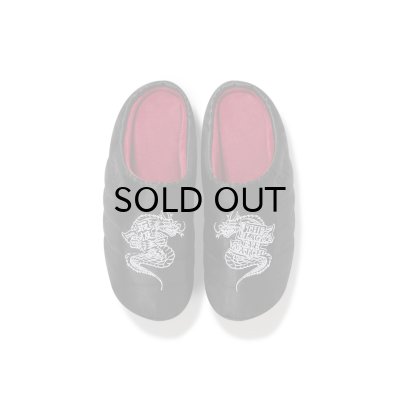 画像2: BLACK EYE PATCH (SATIN DRAGON SUBU SANDALS) BLACK