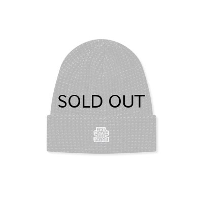 画像1: BLACK EYE PATCH (OG LABEL REFLECTOR WOVEN BEANIE) BLACK