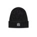 画像1: BLACK EYE PATCH (OG LABEL REFLECTOR WOVEN BEANIE) BLACK (1)