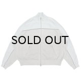 DAIRIKU (LAME JERSEY KNIT TRAINING JACKET) GREY&AQUA