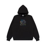 BLACK EYE PATCH (CAMOUFLAGED RHINESTONED OG LABEL HOODIE) BLACK