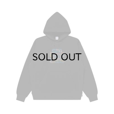 画像1: BLACK EYE PATCH (CAMOUFLAGED RHINESTONED OG LABEL HOODIE) BLACK
