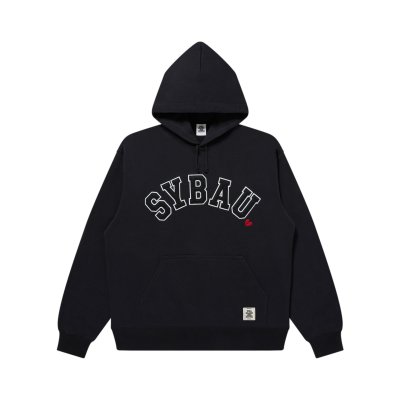 画像1: BLACK EYE PATCH (SYBAU COLLEGE HOODIE) BLACK