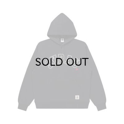 画像1: BLACK EYE PATCH (SYBAU COLLEGE HOODIE) BLACK