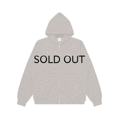 画像1: BLACK EYE PATCH (LEOPARD PATTERNED SMALL OG ZIP HOODIE) MULTI