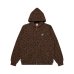 画像1: BLACK EYE PATCH (LEOPARD PATTERNED SMALL OG ZIP HOODIE) MULTI (1)