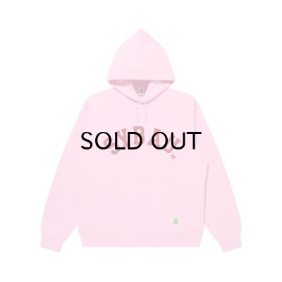 画像1: BLACK EYE PATCH (SYBAU COLLEGE HOODIE) PINK