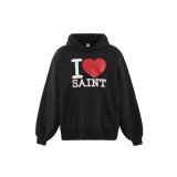 SAINT Mxxxxxx (HOODIE_I LOVE SAINT) BLACK