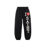 SAINT Mxxxxxx (SWEAT PANTS_I LOVE SAINT) BLACK