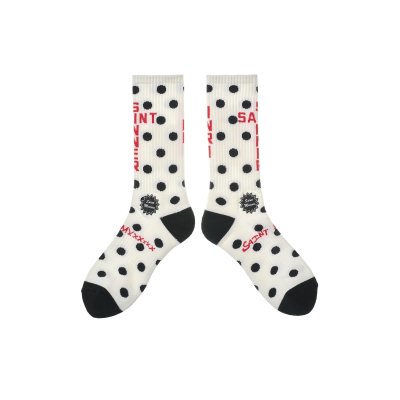 画像1: SAINT Mxxxxxx (SOCKS_DOT) WHITE