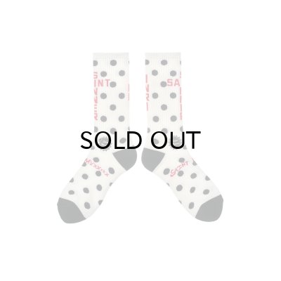 画像1: SAINT Mxxxxxx (SOCKS_DOT) WHITE