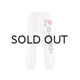 SAINT Mxxxxxx (SWEAT PANTS_I LOVE SAINT) WHITE