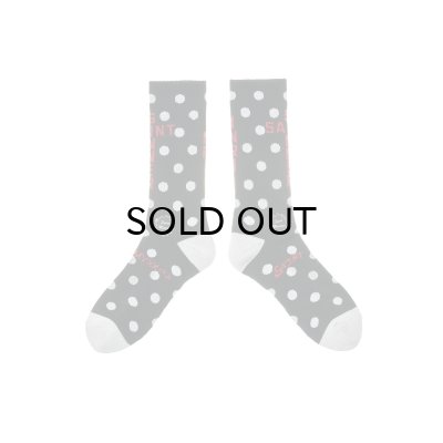 画像1: SAINT Mxxxxxx (SOCKS_DOT) BLACK