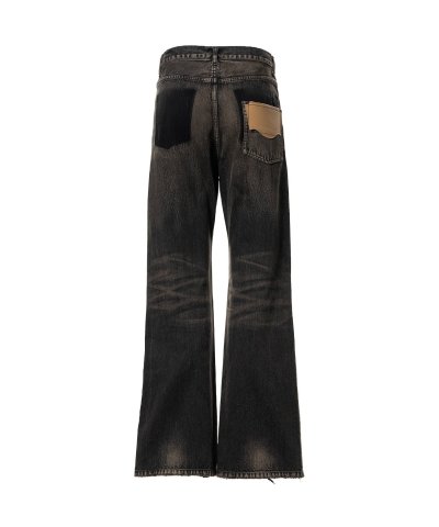 画像2: Maison MIHARA YASUHIRO (Flared Denim Pants) BLACK