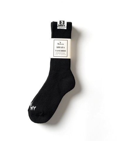 画像1: Maison MIHARA YASUHIRO (MMY 3-Pack Socks) BLACK