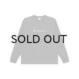 BLACK EYE PATCH (RHINESTONED OE LOGO L/S TEE) CHARCOAL