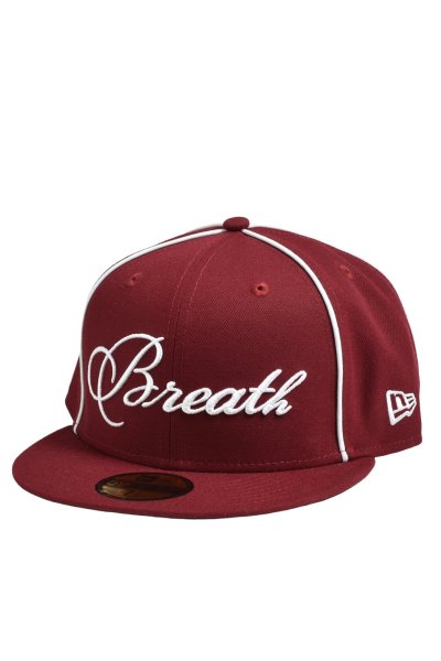 画像1: BREATH (NEW ERA SCRIPT LOGO PIPING 59FIFTY) BURGUNDY