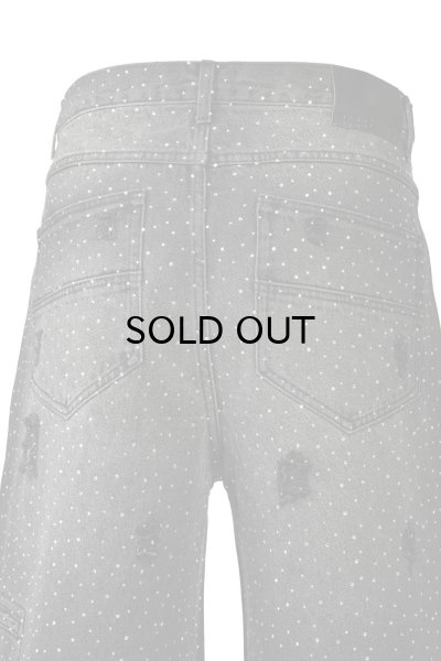 画像5: BREATH (SCRIPT LOGO FADE RHINESTONE DENIM PANTS) BLACK