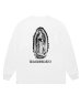 画像1: WACKO MARIA (WASHED HEAVY WEIGHT CREW NECK LONG SLEEVE T-SHIRT TYPE-1) WHITE (1)