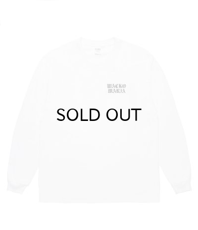 画像2: WACKO MARIA (WASHED HEAVY WEIGHT CREW NECK LONG SLEEVE T-SHIRT TYPE-1) WHITE