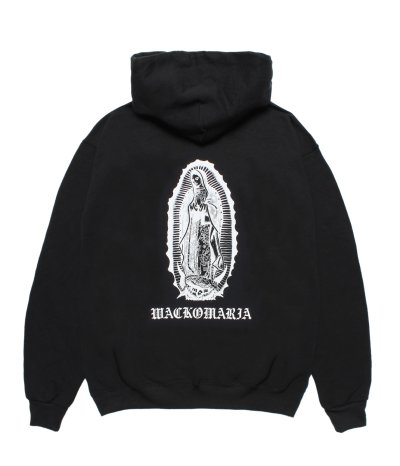 画像1: WACKO MARIA (PULLOVER HOODED SWEAT SHIRT TYPE-1) BLACK