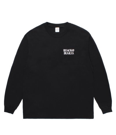 画像2: WACKO MARIA (WASHED HEAVY WEIGHT CREW NECK LONG SLEEVE T-SHIRT TYPE-1) BLACK
