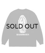 WACKO MARIA (WASHED HEAVY WEIGHT CREW NECK LONG SLEEVE T-SHIRT TYPE-1) BLACK