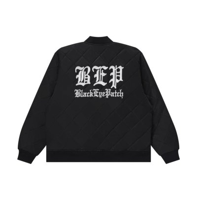 画像2: BLACK EYE PATCH (3 LETTER OE QUILTED JACKET) BLACK