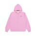 画像1: BLACK EYE PATCH (SMALL OG THERMAL ZIP HOODIE) PINK (1)
