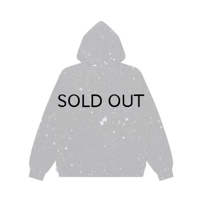 画像2: BLACK EYE PATCH (SPLATTERED REFLECTOR HWC LABEL HOODIE) BLACK