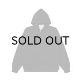 BLACK EYE PATCH (SMALL OG THERMAL ZIP HOODIE) BLACK