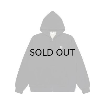 画像1: BLACK EYE PATCH (SMALL OG THERMAL ZIP HOODIE) BLACK